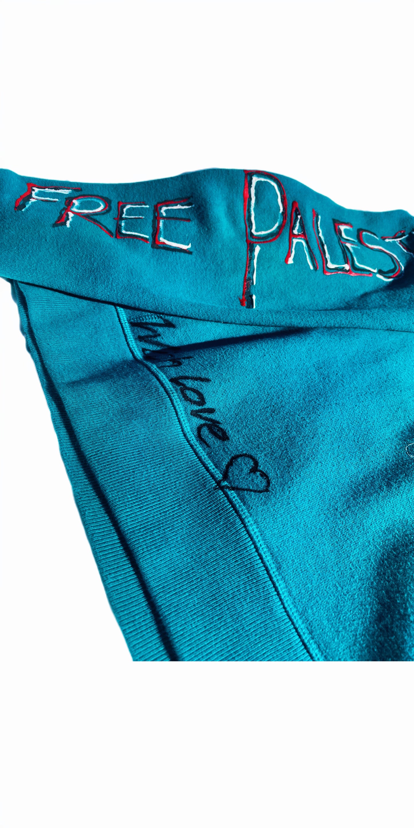 “Camp On That Campus” - Hand-Painted Free Palestine Jacket