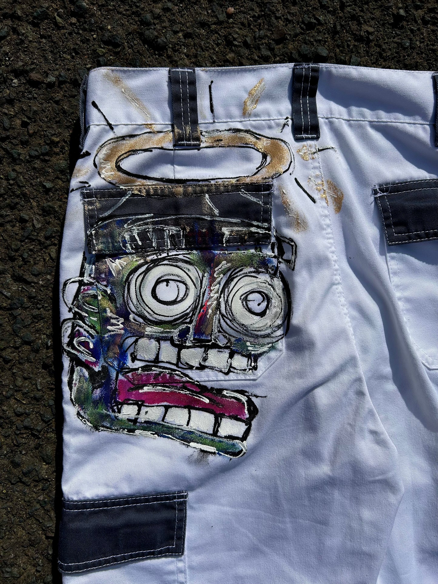 "You Can Tell Me I'm Pretty" Patchwork Pants