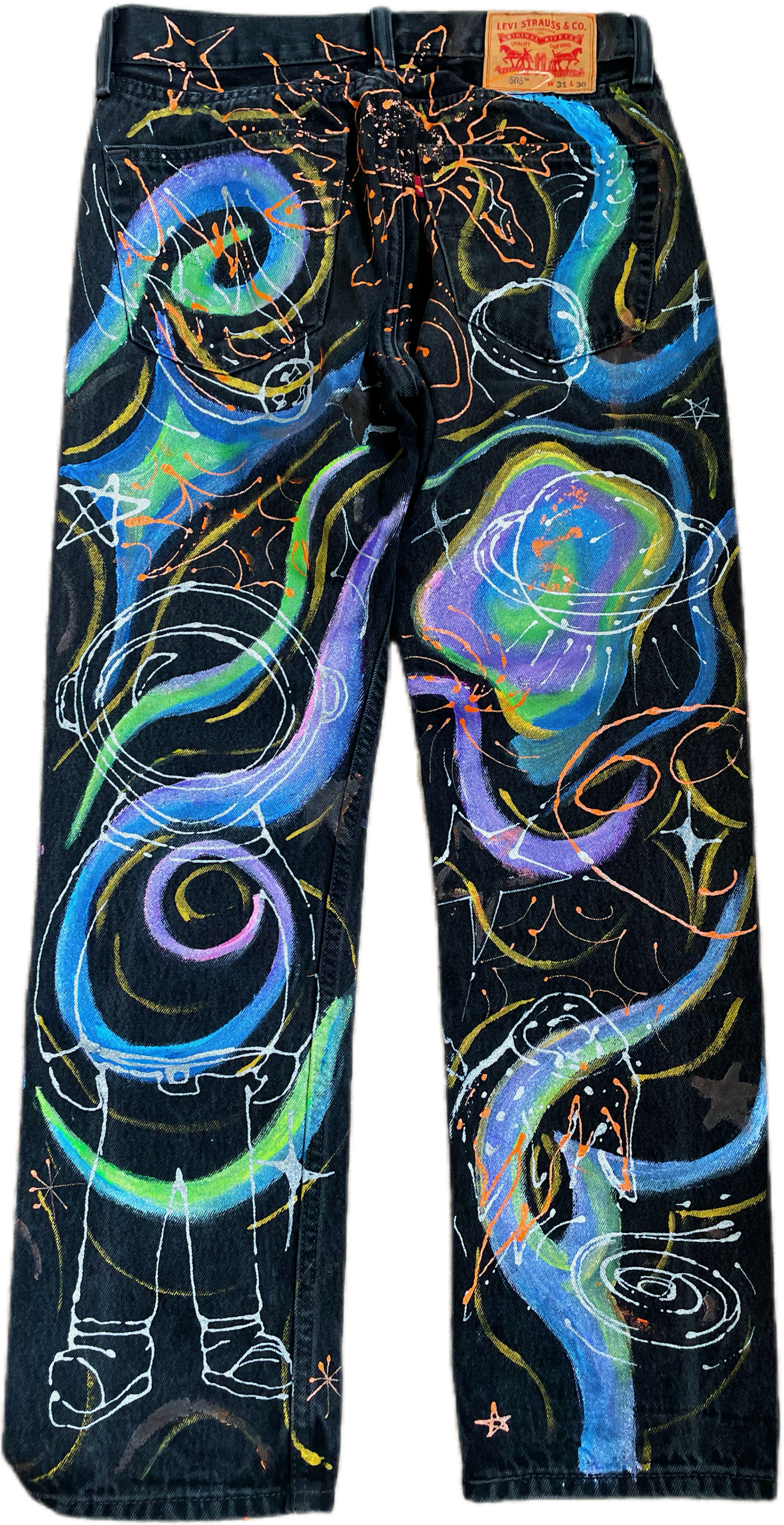 Hand-Painted Cosmic Energy