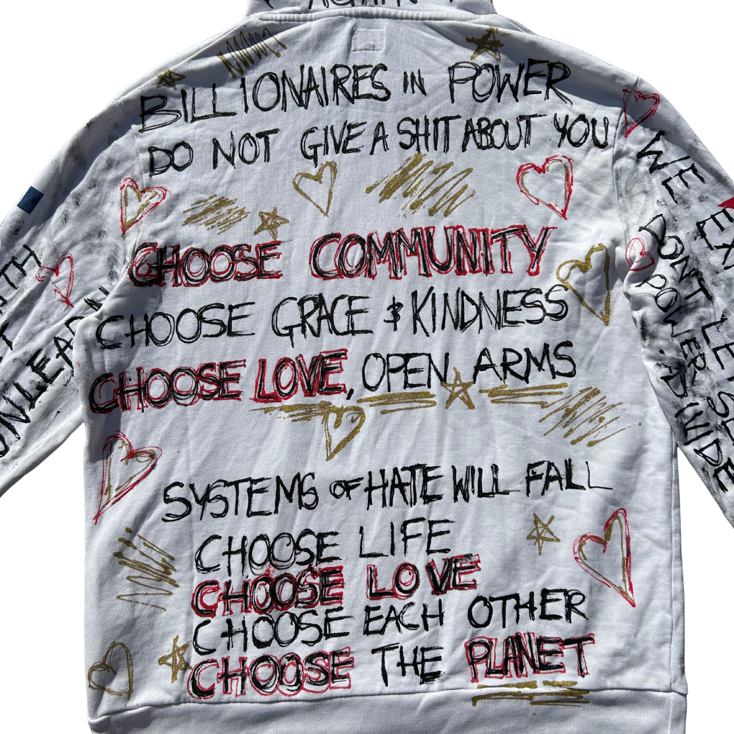 "No One Is Disposable" Manifesto Hoodie