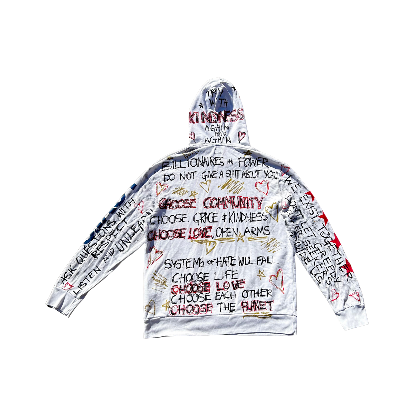 "No One Is Disposable" Manifesto Hoodie