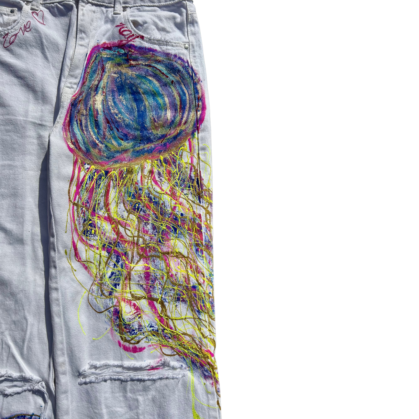 “Into the Current” Jellyfish Jeans