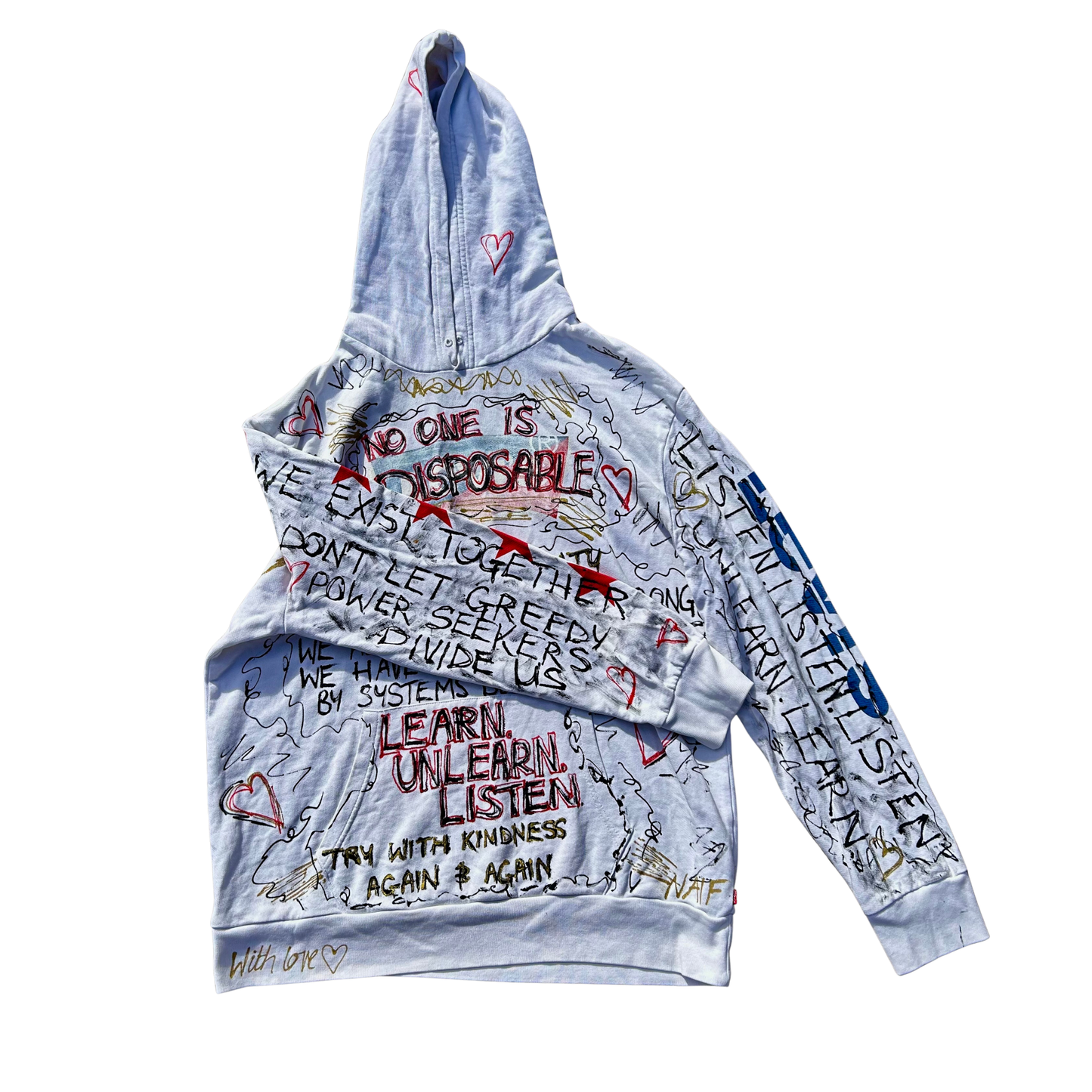 "No One Is Disposable" Manifesto Hoodie