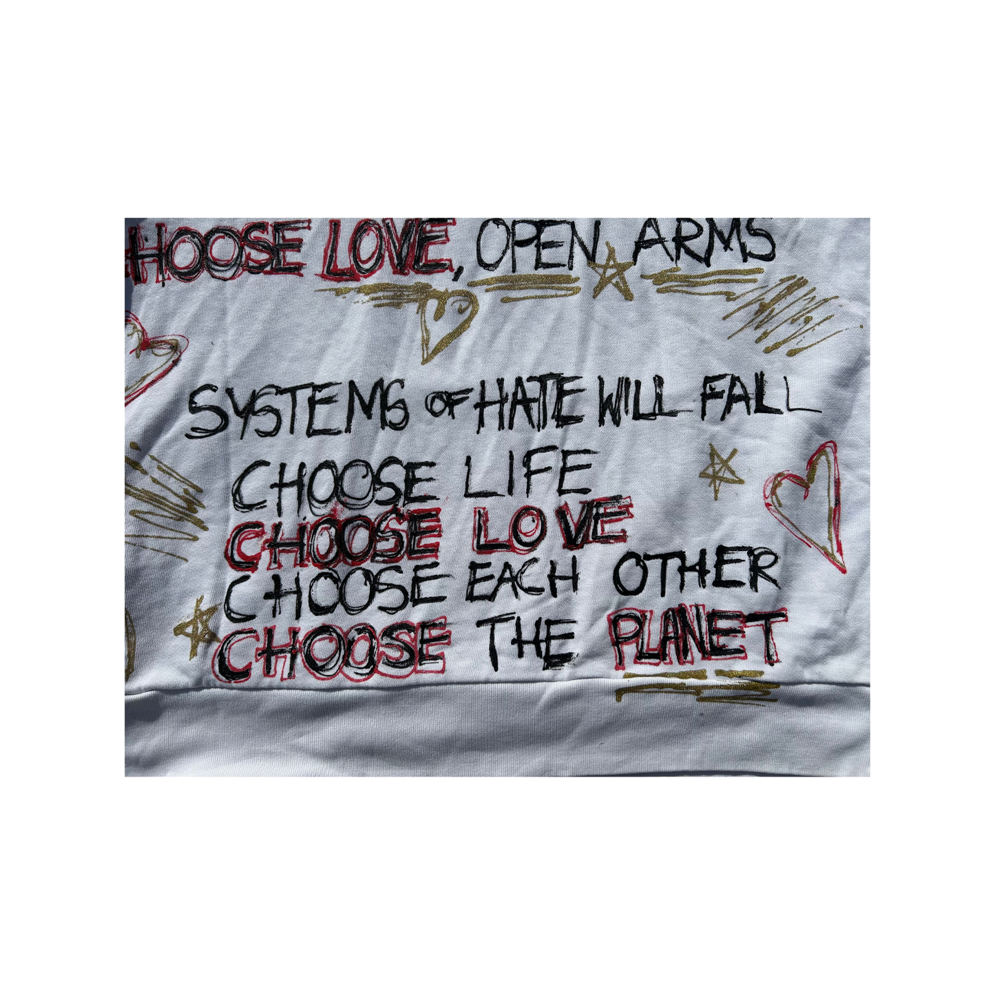 "No One Is Disposable" Manifesto Hoodie